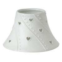 Yankee Candle White Hearts Large Shade & Tray Set Extra Image 1 Preview